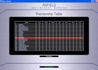customisation screen